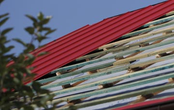 How End corrugated roofing costs