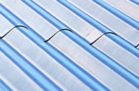 How End corrugated roofing