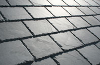How End slate roof
